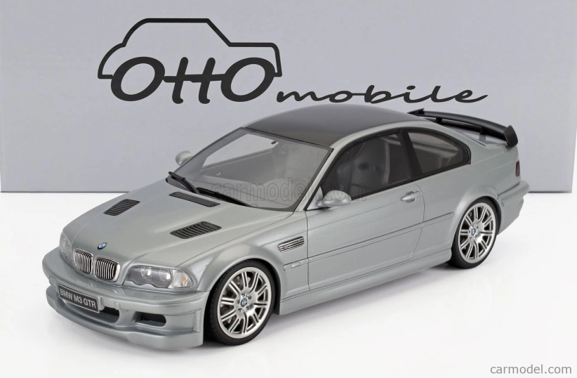 Otto-mobile BMW radu 3 M3 (e46) Gtr Coupe 2001 1:18 Strieborná
