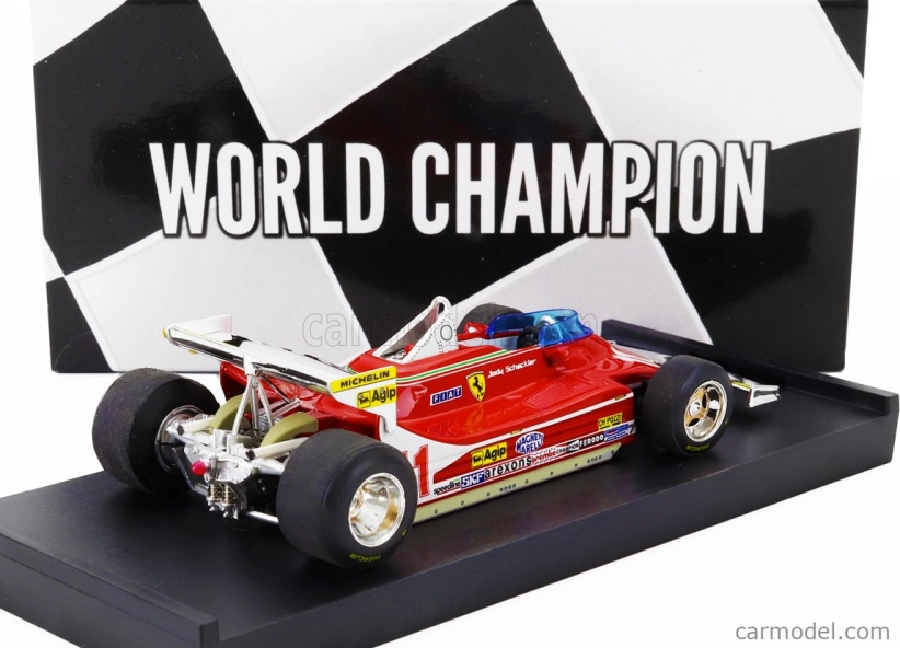 Brumm Ferrari F1  312t4 N 11 World Champion Winner Monaco Gp 1979 Jody Scheckter 1:43 Red
