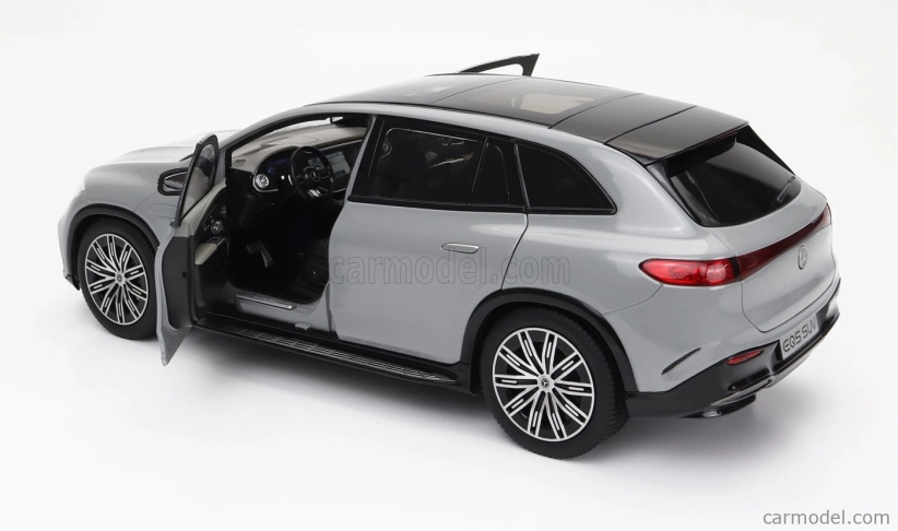Nzg Mercedes benz Eqs Suv (x296) Von Mercedes-eq 2022 1:18 Alpine Grey