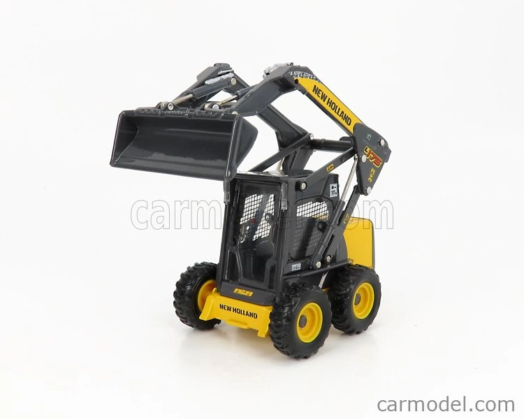 Ros-model New holland L175 Ruspa Gommata - Tractor Scraper 1:32 Žlutá Šedá
