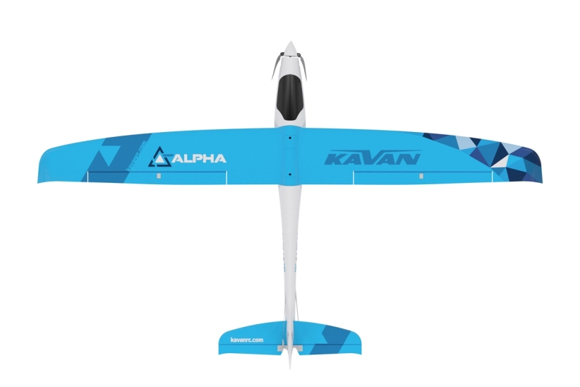 RC letadlo Alpha 1500V2 RTF(M1), modrá