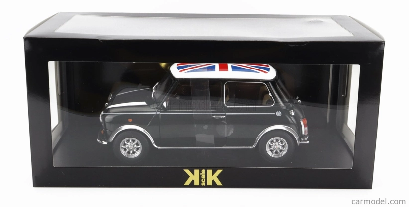 Mini Cooper Rhd 1992 s Union Jack 1:12 zelená biela