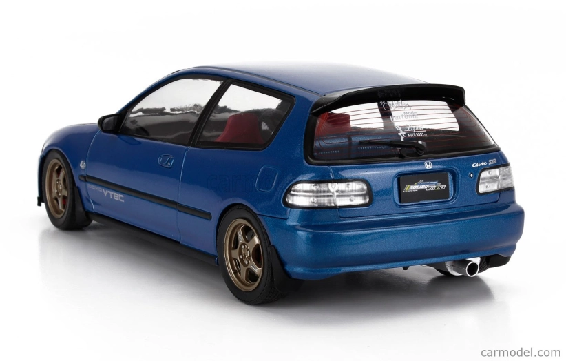 Solido Honda Civic (eg6) Sir Ii Works 1991 1:18 Pearl Blue Black