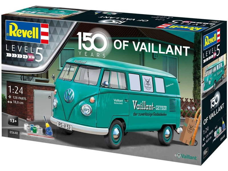 Revell Volswagen T1 Bus 150 rokov Vaillant (1:24) (darčeková súprava)