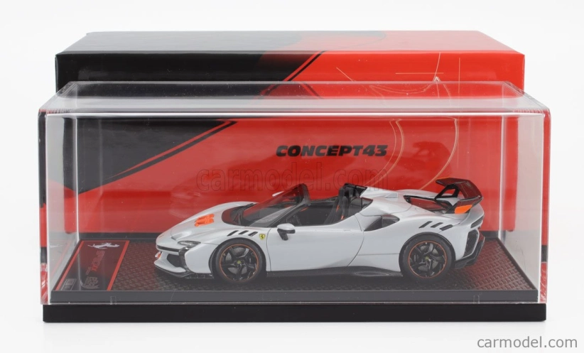 Bbr-models Ferrari Sf90 Xx Stradale Spider 2024 1:43 Bianco Artico - Biela oranžová čierna