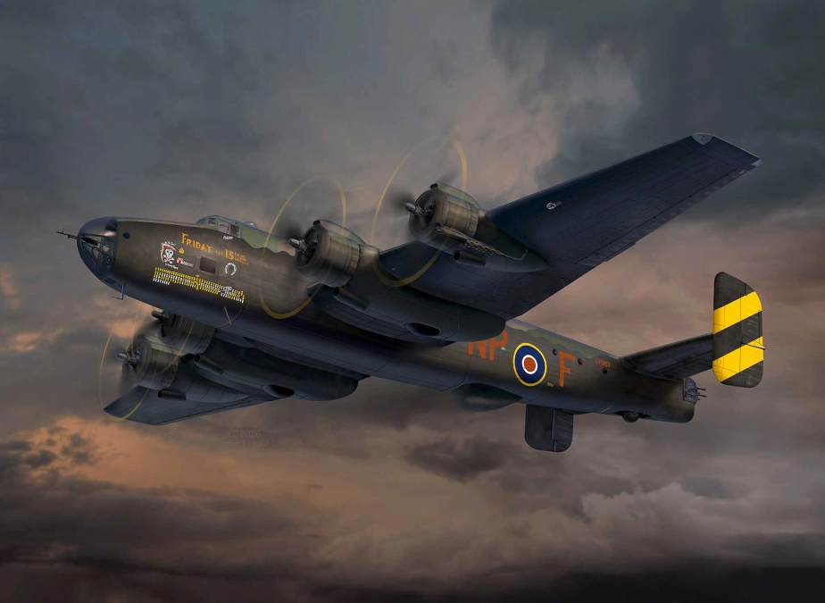 Plastic ModelKit lietadlo 03756 - Handley Page Halifax B Mk.III (1:72)