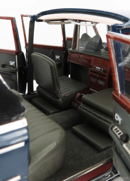 Cmc Mercedes Benz S-class 600 Pullman (w100) Landaulet Soft-top Semiconvertible 1969 1:18 Modrá