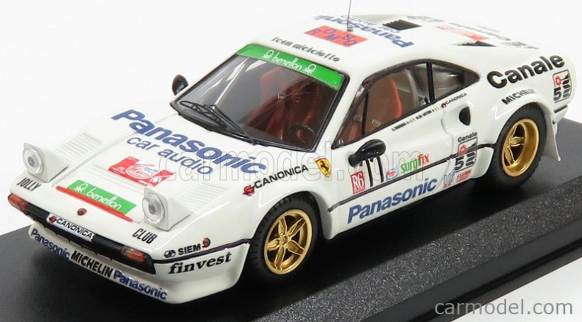 Najlepší model Ferrari 308 Gtb Gr.4 N 11 Winner Rally Del Ciocco 1982 De Antoni - Tognana 1:43 Biela