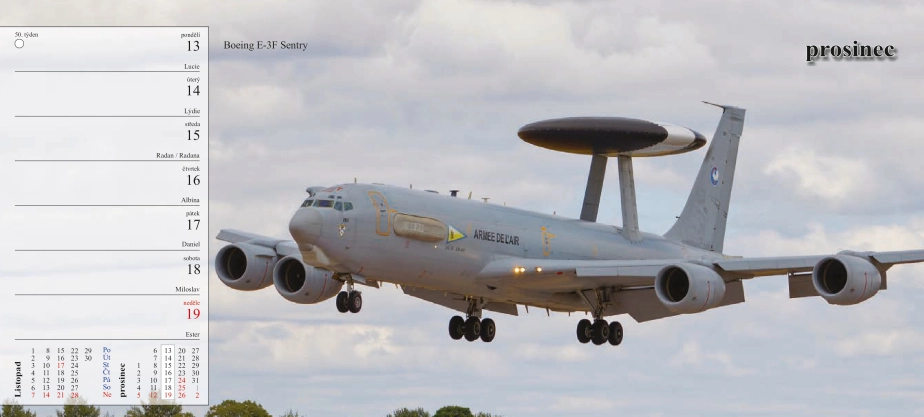 Stolný kalendár Aircraft 2027