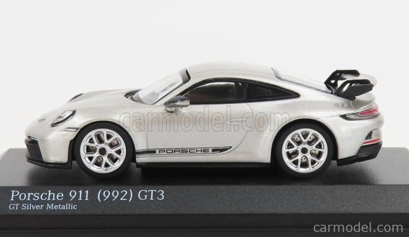 Minichamps Porsche 911 992 Gt3 Coupe 2021 1:64 Silver