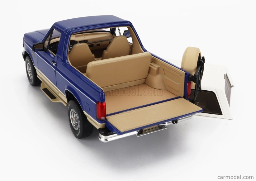 Greenlight Ford usa Bronco Eddie Bauer Edition 1996 1:18 Modrá Bílá