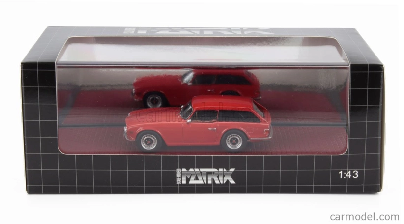 Matrix scale models Triumph Tr6 Shooting Brake Sw Station Wagon 1974 1:43 Red