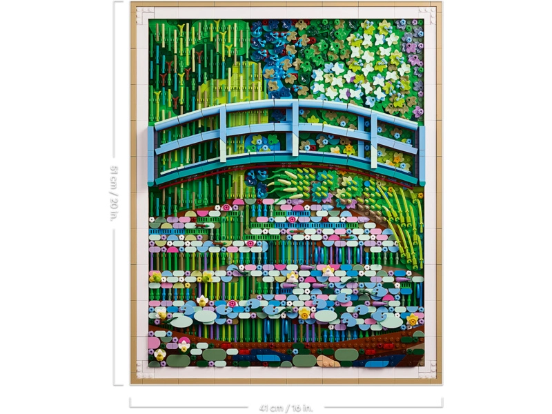 LEGO Art - Claude Monet – Most nad jezírkem s lekníny