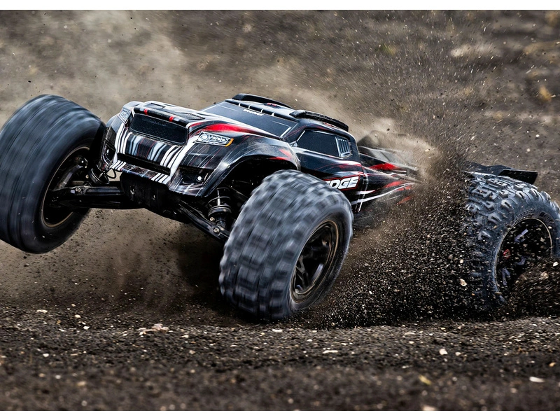 RC auto Traxxas Sledge s belted pneu 1:8 RTR, červená