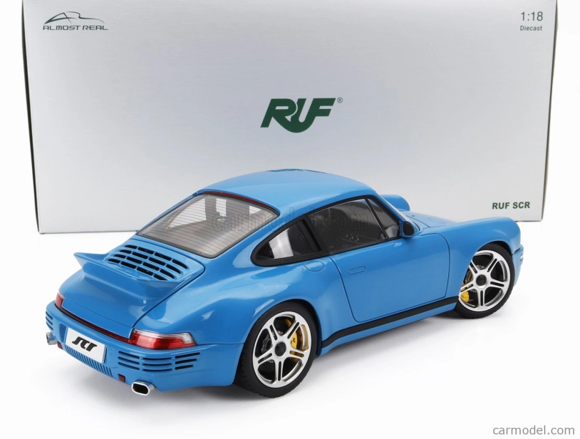 Takmer skutočné Porsche 911 964 Ruf Scr Coupe 2018 1:18 Blue