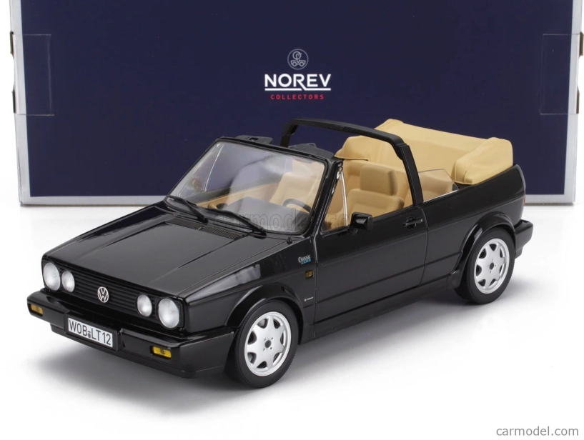 Norev Volkswagen Golf radu 1 Cabriolet 1992 1:18 čierny