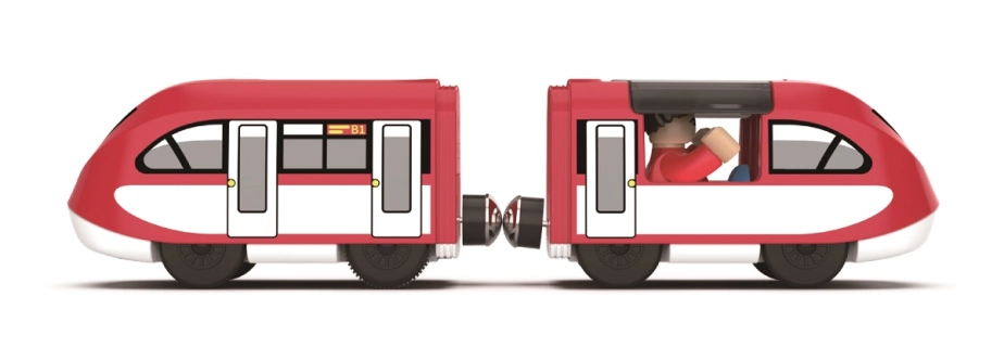 2Kids Toys Elektrický městský vlak se strojvedoucím
