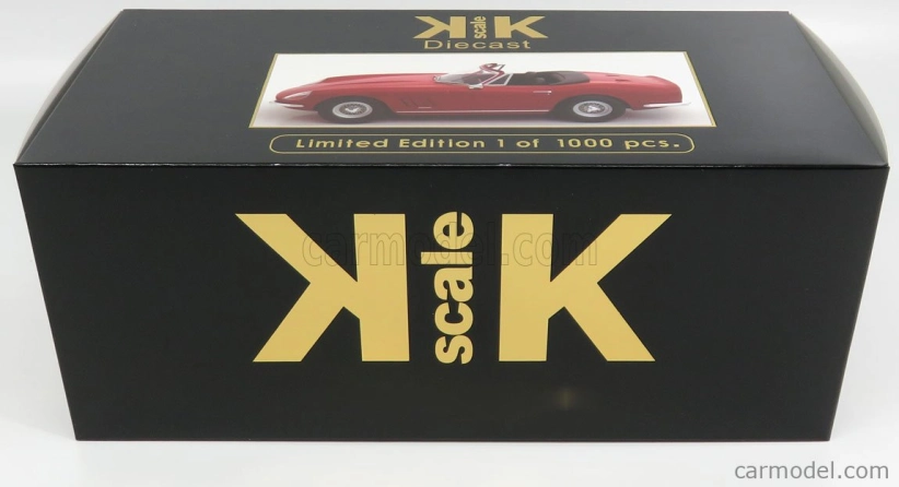 Kk-scale Ferrari 275 Gtb/4 Nart Spider 1967 1:18 Červená