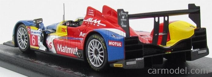 Spark-model Oreca 01 Aim N 6 Lmp1 24h Le Mans 2010 S.ayari - D.andre - A.meyrick 1:43 Red Yellow Bleu