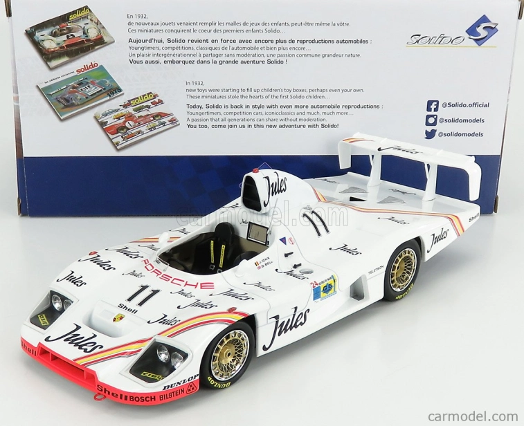 PORSCHE 936 n°11 vainqueur 24H du MANS 1981 1/18 3663506010460 SOLIDO S1805602 BELL ICKX B097N6CNYZ PORSCHE 936 n°11 vainqueur 24H du MANS 1981 1/18 3663506010460 SOLIDO S1805602 BELL ICKX B097N6CNYZ