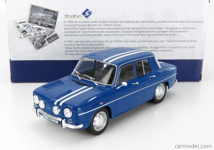 Solido Renault R8 Gordini 1300 1967 1:18 Modrá