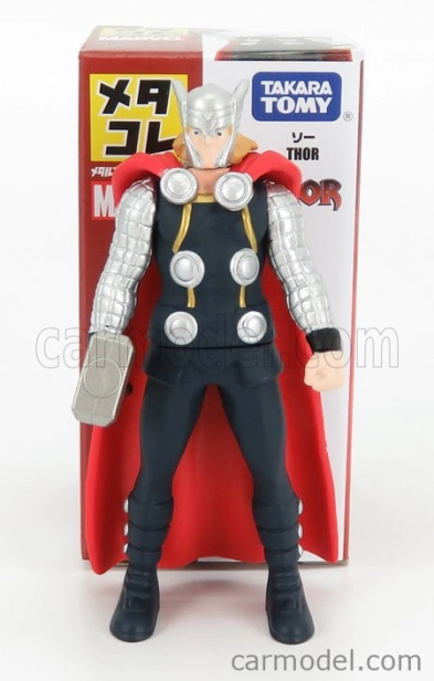 Tomica Marvel Thor Figure Cm. 7.5 1:24 Černá Červená Stříbrná