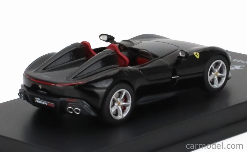 Edicola Ferrari Monza Sp2 2018 - Con Vetrina - With Showcase 1:64 Nová Černá Daytona Met
