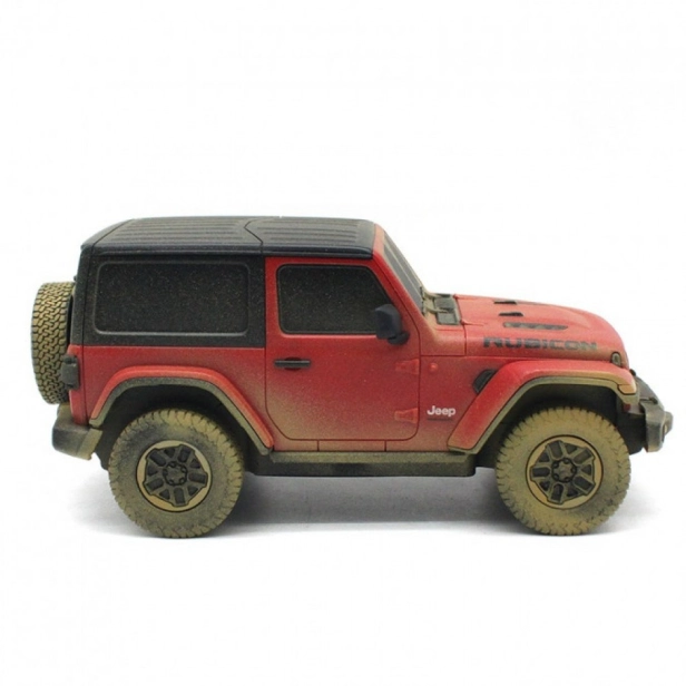 RC auto Jeep Wrangler Rubicon, červené