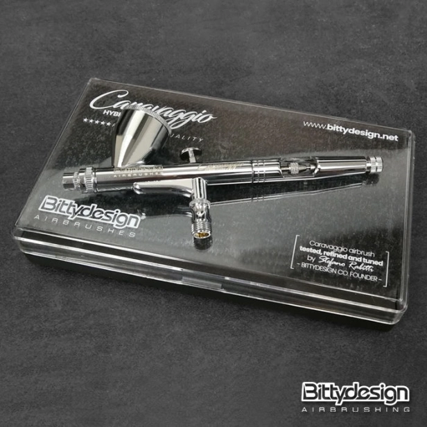 Bittydesign Caravaggio gravity-feed airbrush dual-action Airbrusch pistole