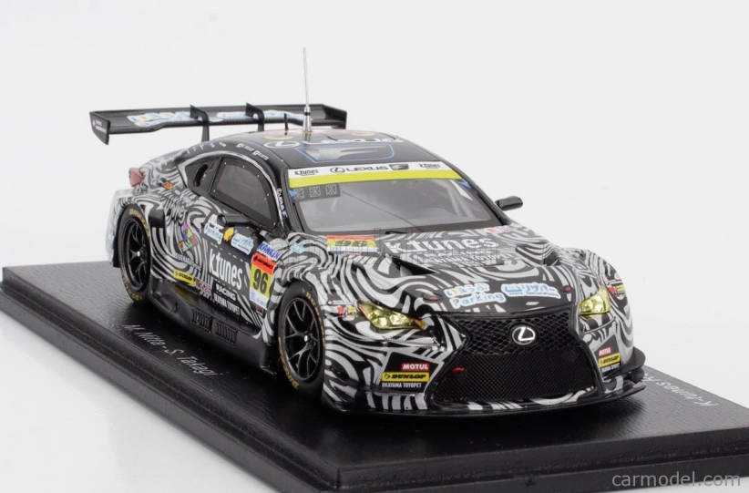 Spark-model Lexus Rc F Gt3 Team K-tunes Racing N 96 Gt300 Class Super Gt 2024 Morio Nitta - Shinichi Takagi 1:43 Black White