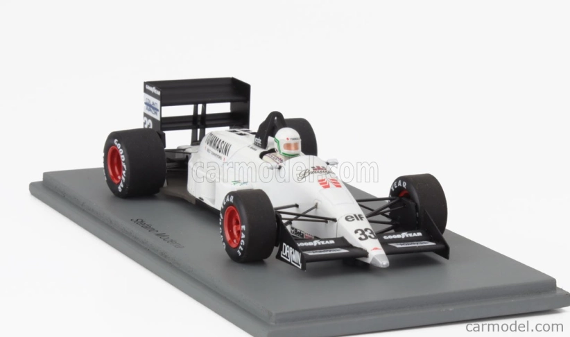 Spark-model Eurobrun F1  Er188 N 33 France Gp 1988 Stefano Modena 1:43 Bílá Černá