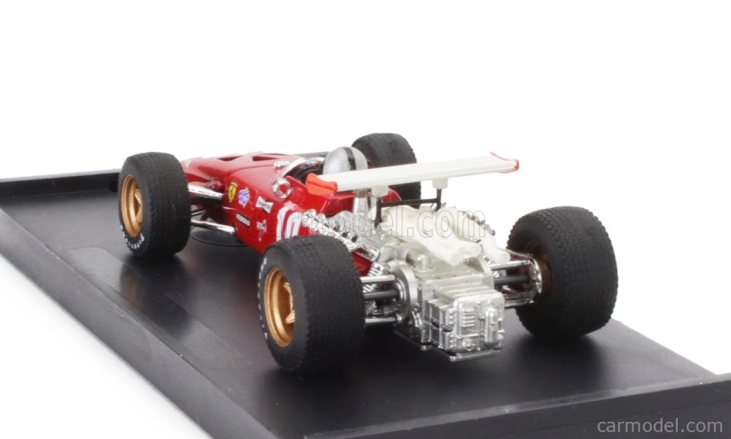 Brumm Ferrari F1 312 N 10 Italy Gp 1969 Pedro Rodriguez - s figúrkou vodiča 1:43 červená biela