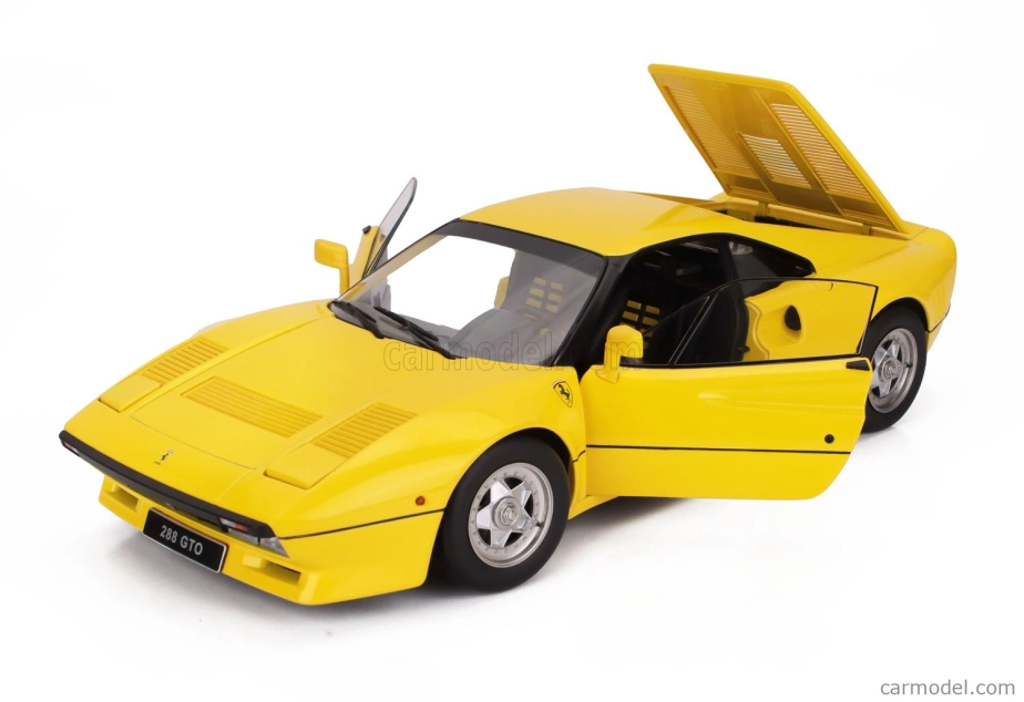 Ferrari 288 Gto 1984 v mierke 1:12 žltá