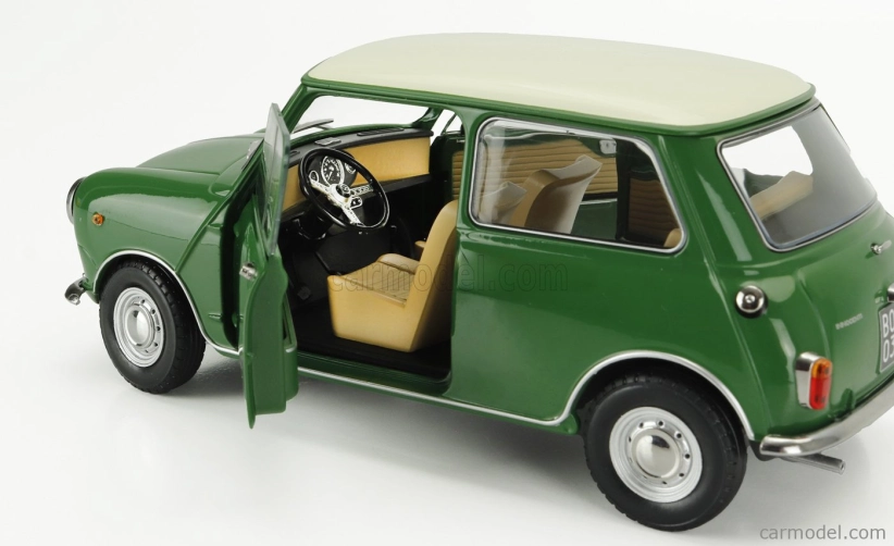Mitica-diecast Innocenti Mini Cooper Mk1 1966 1:18 Zelená slonovina