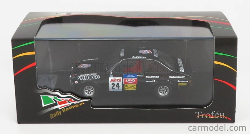Trofeu Ford england Escort Mkii N 24 Rally 1000 Lakes 1979 L.lampi - P.kuukkala 1:43 Black