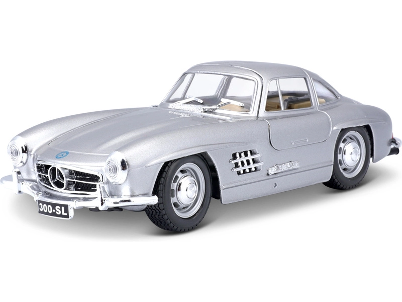 Bburago Mercedes-Benz 300 SL 1954 1:24 stříbrná