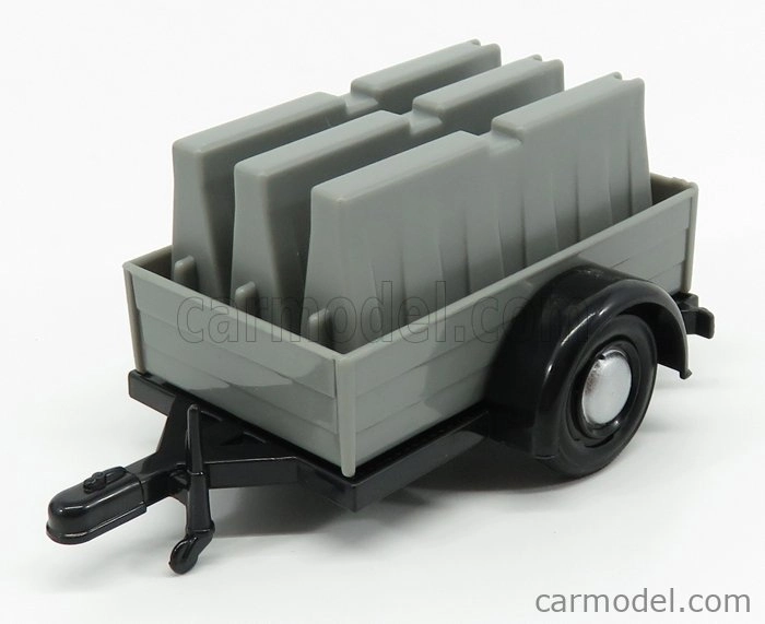 Motor-max Volkswagen T1 Type 2 Double Cabine Pick-up Closed Road Service 1962 With Trailer 1:24