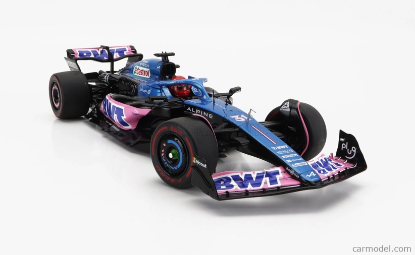 Solido Alpine F1 A523 Team Bwt Alpine N 31 3rd Monaco Gp 2023 Esteban Ocon 1:18 Modrá Růžová