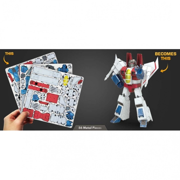 Ocelová stavebnice Transformers Starscream