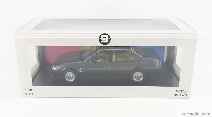 Triple9 Alfa romeo 164 Q4 1994 - Béžový interiér 1:18 Dark Grey Met