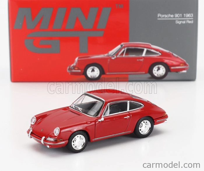Mini-gt Porsche 911 901 Coupe Lhd 1964 1:64 Červená
