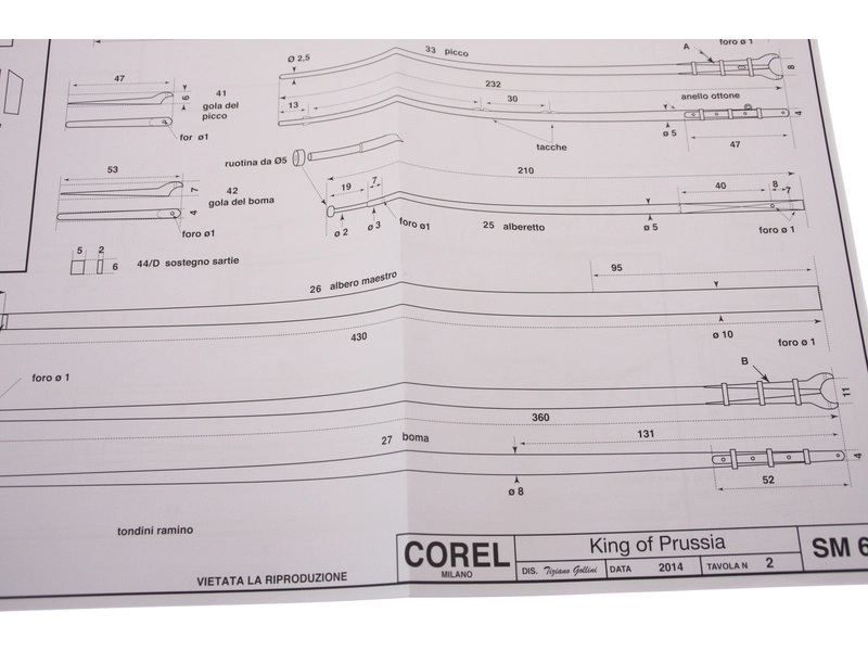 COREL King of Prussia 1777 1:42 kit