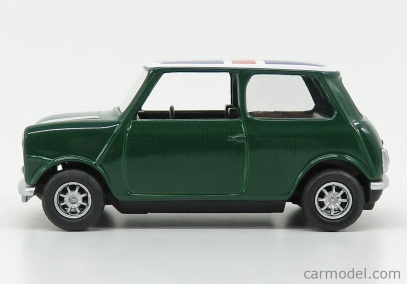 Corgi Mini Cooper 1961 - English Flag 1:36 Zelená