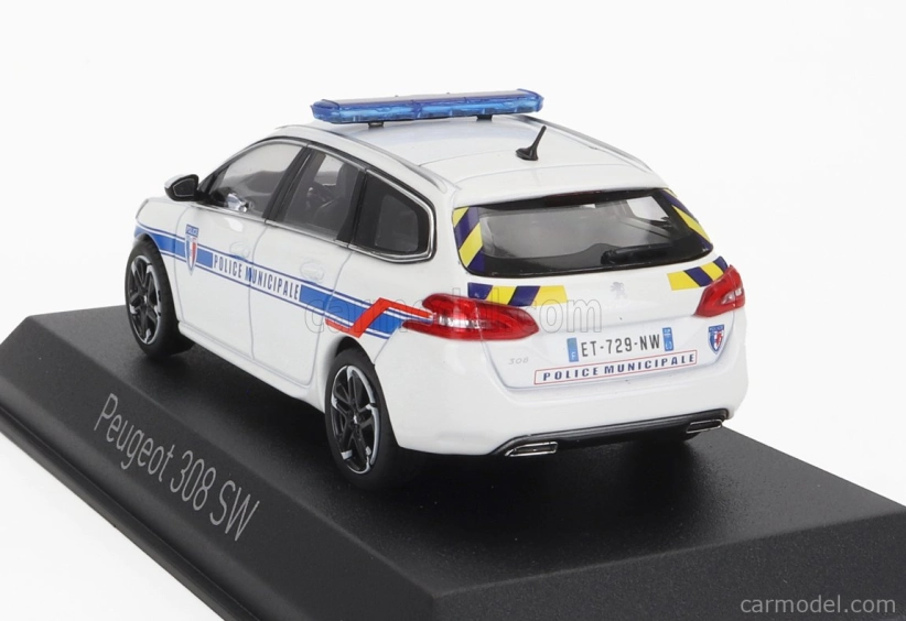 Norev Peugeot 308 Sw Station Wagon Police Municipale 2018 1:43 Biela