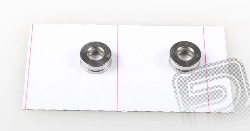 Axialní ložisko 5x10x4mm, 2ks.