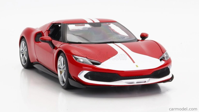 Bburago Ferrari 296 Gtb Assetto Fiorano 2022 1:18 červeno-biela