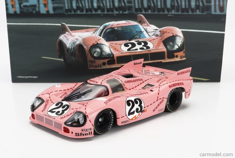Werk83 Porsche 917/20 4.9l Team Martini International Racing Pink Pig N 23 24h Le Mans 1971 Reinhold Jost - Willi Kauhsen 1:18 Ružová