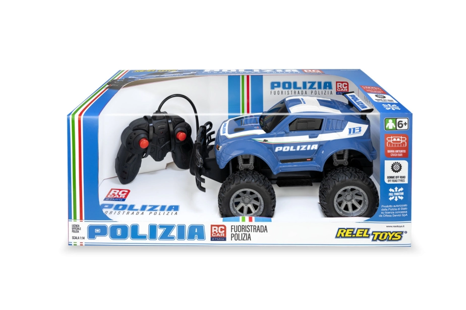 Carabinieri terénní vozidlo 1:16 světlá modrá