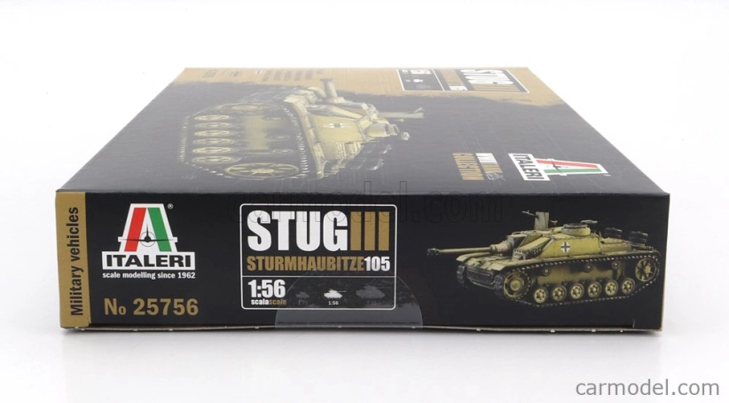 Italeri Tank Stug Iii Sturmhaubitze 105 Military 1944 1:56 /