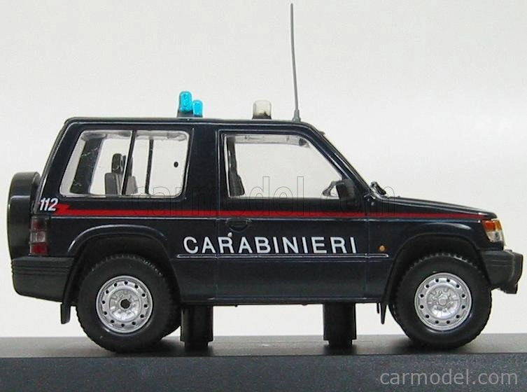 Edícia Mitsubishi Pajero 4x4 Carabinieri 2003 1:43 Modrá biela